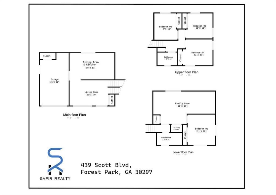 View of floor plan / room layout