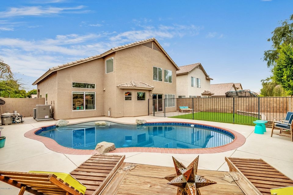Fenced pool & large yard