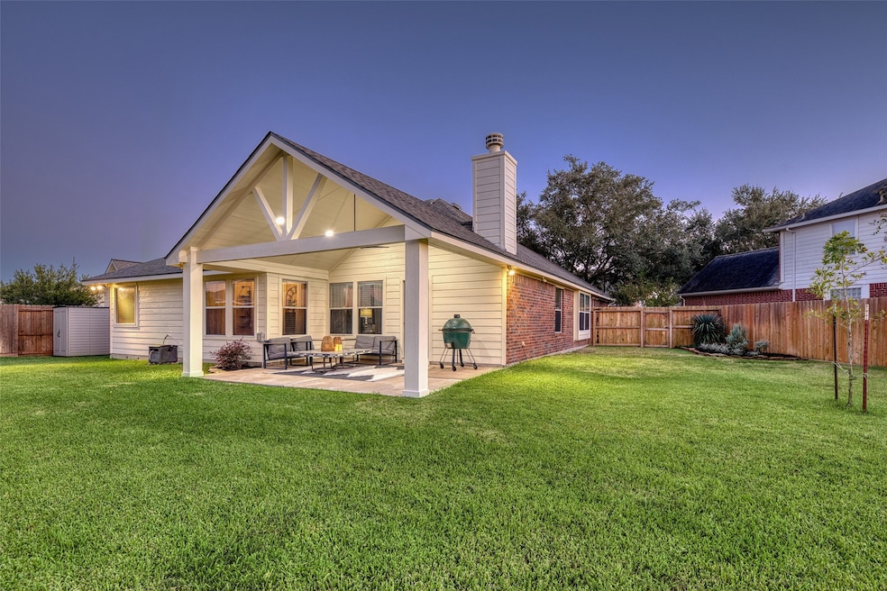 This backyard is perfect for entertaining!