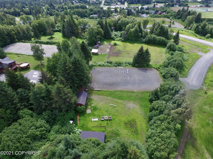 Closer aerial view of upper to lower