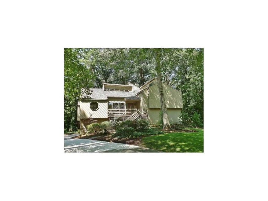 Exterior Front. Large cul-de-sac lot provides priv