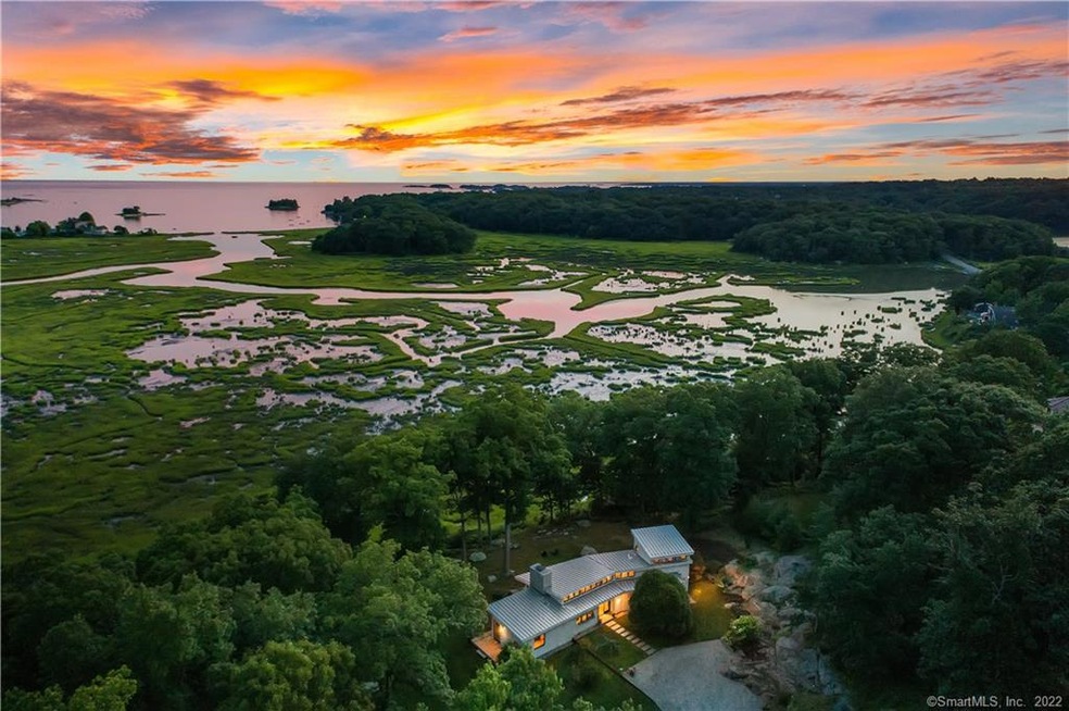 Serene, one of a kind location. Aerial view of pro