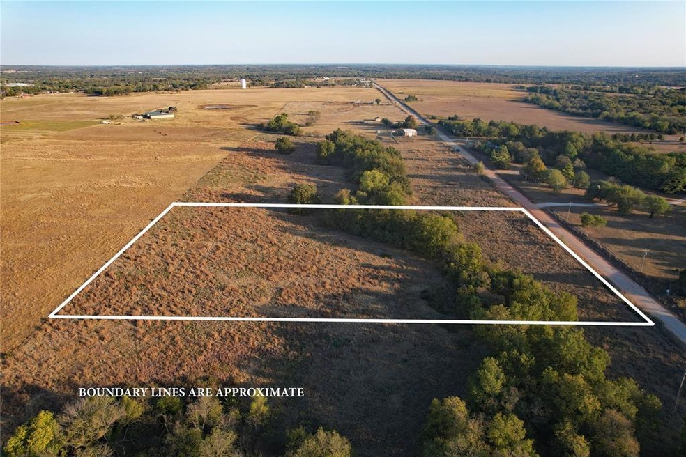 Aerial view with a rural view