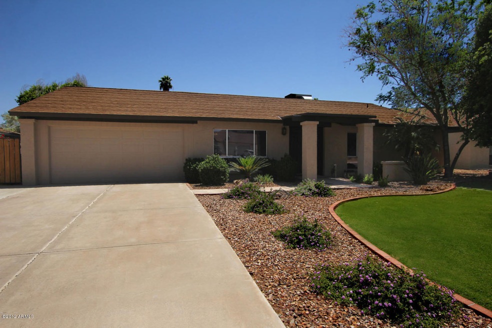 Front of home.