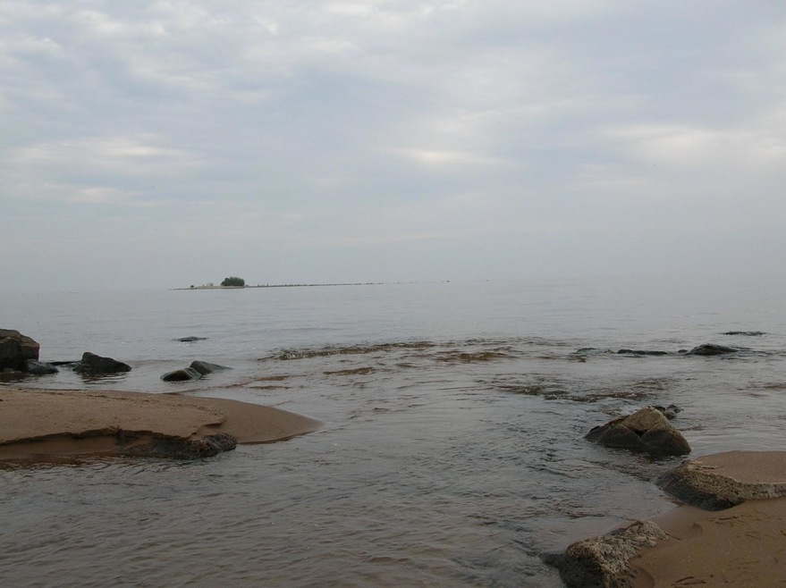 river empties out to Lake Michigan