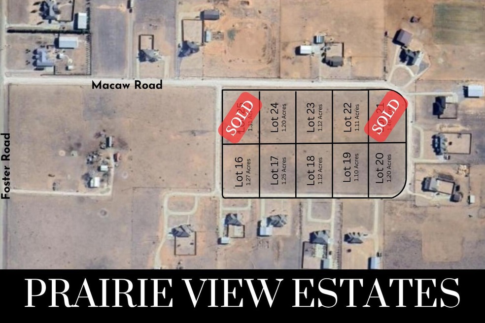 Prairie View Estates Plat Map
