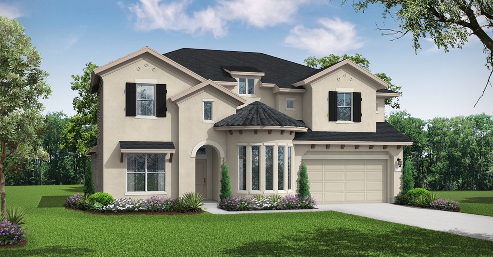 Artist rendering of front elevation.