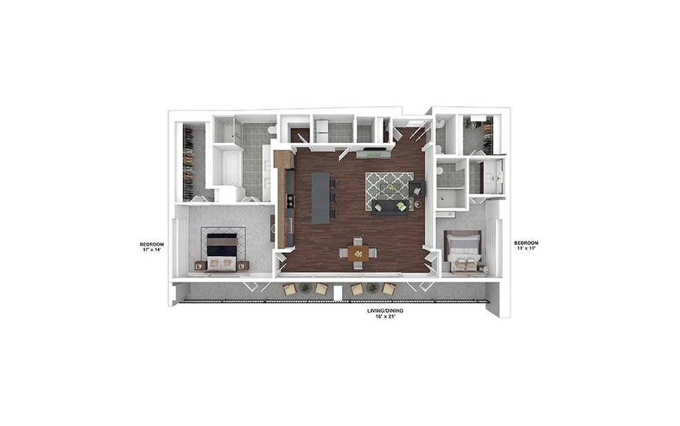 B6 Penthouse Floor Plan