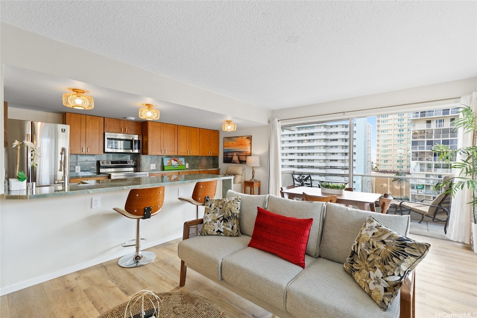 Living room, Dining room, and Kitchen