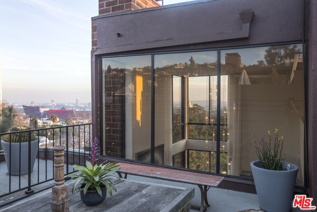 Roof top View thru 2-Story Living Room