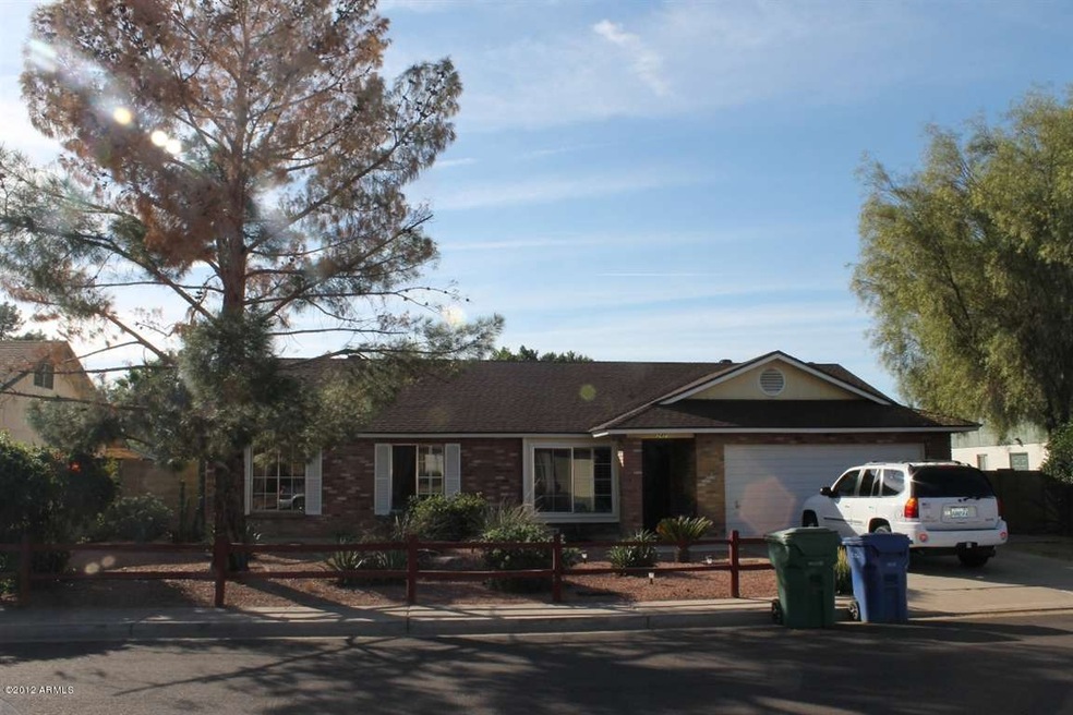 Large trees & brick veneer
