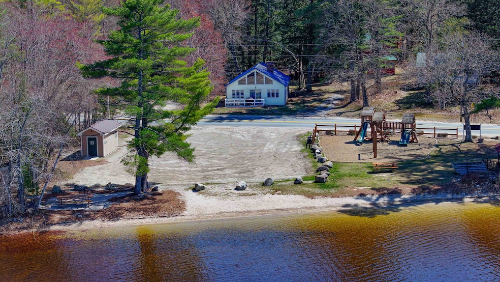Woods Pond Beach just across the street