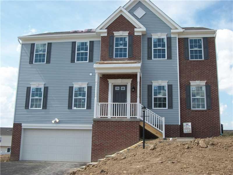 Exterior Front. Princeton Model, Brick Accent