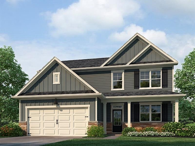 Color Rendering. Not actual home. Sample same plan