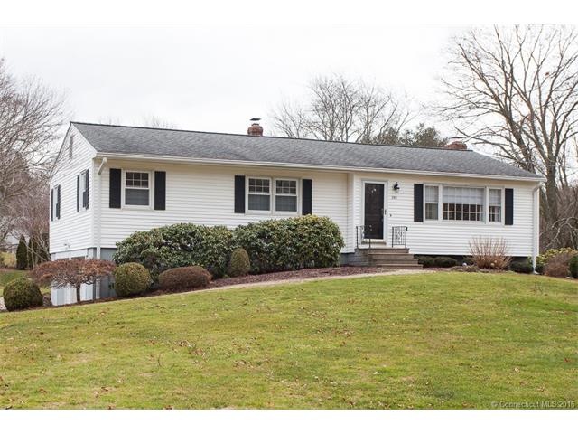 Exterior front- updated ranch on .9 acre sunny, le