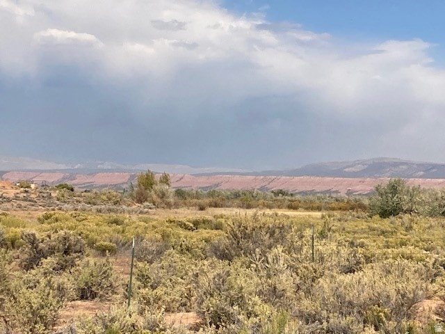 View of mountain backdrop