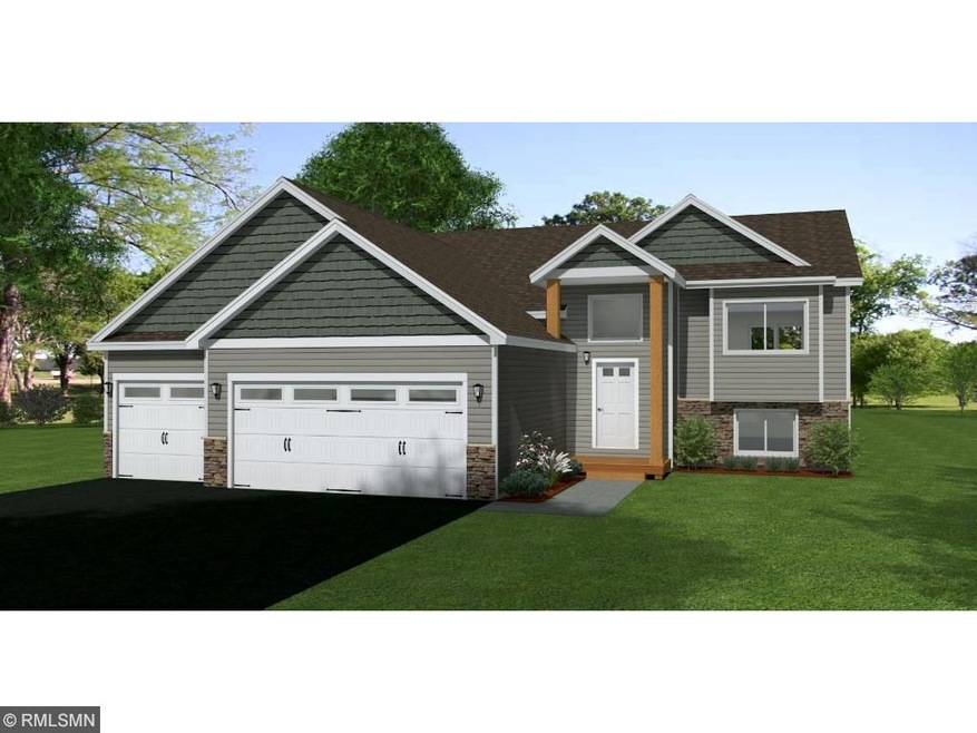 Rendering of home to be built.