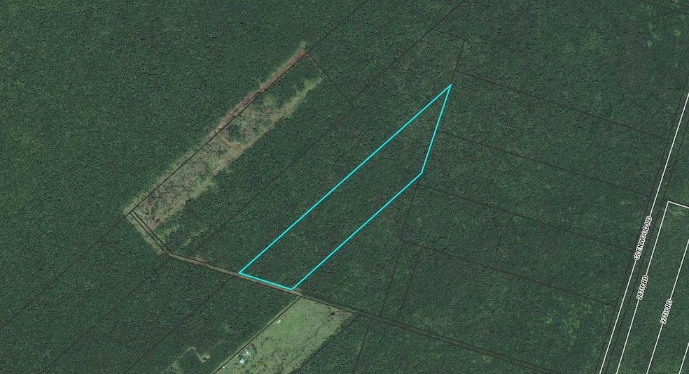 Map showing the boundaries