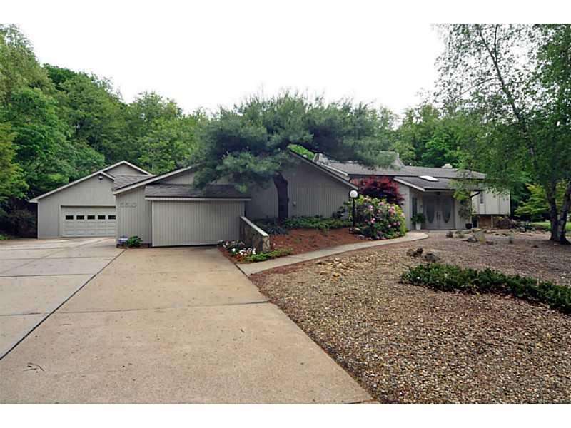 Exterior Front. This contemporary multi-level home