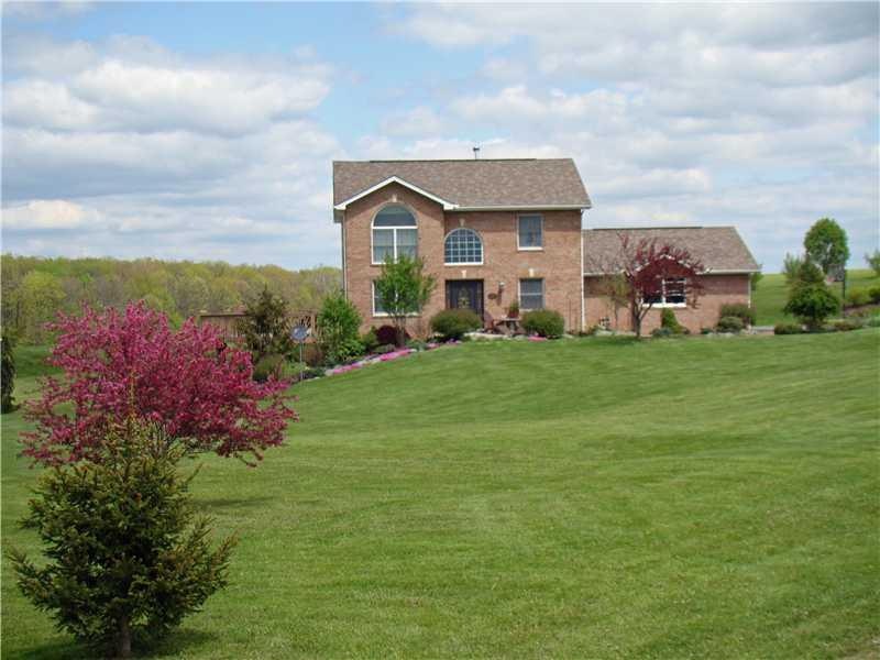 Exterior Front. HOME INCLUDES 5 ACRES AND A PROFES