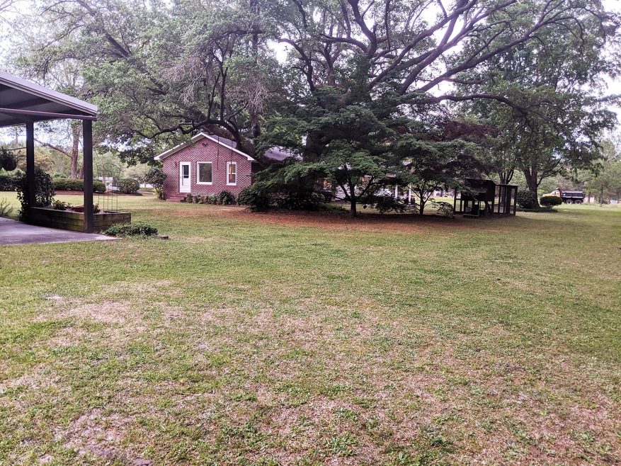 back side of garage