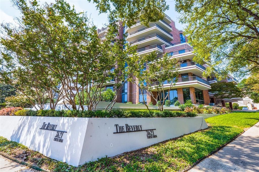The Beverly Condominiums at 3621 Turtle Creek. A b