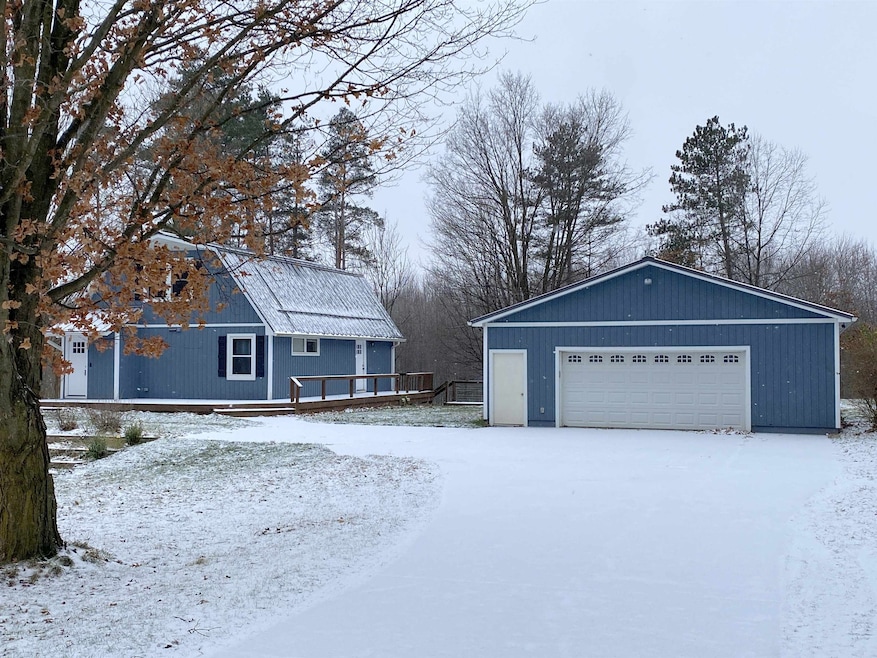 3BR, 2 Full Baths on 10.17 acres with 477 feet of 