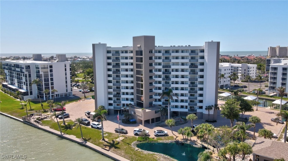View of building exterior with a water view