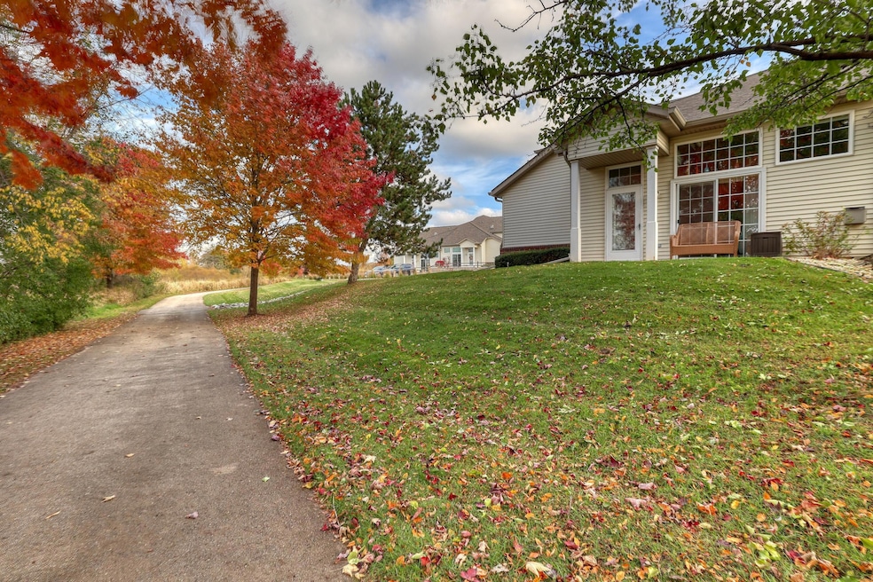 Overlooks beautiful Fox River Trail