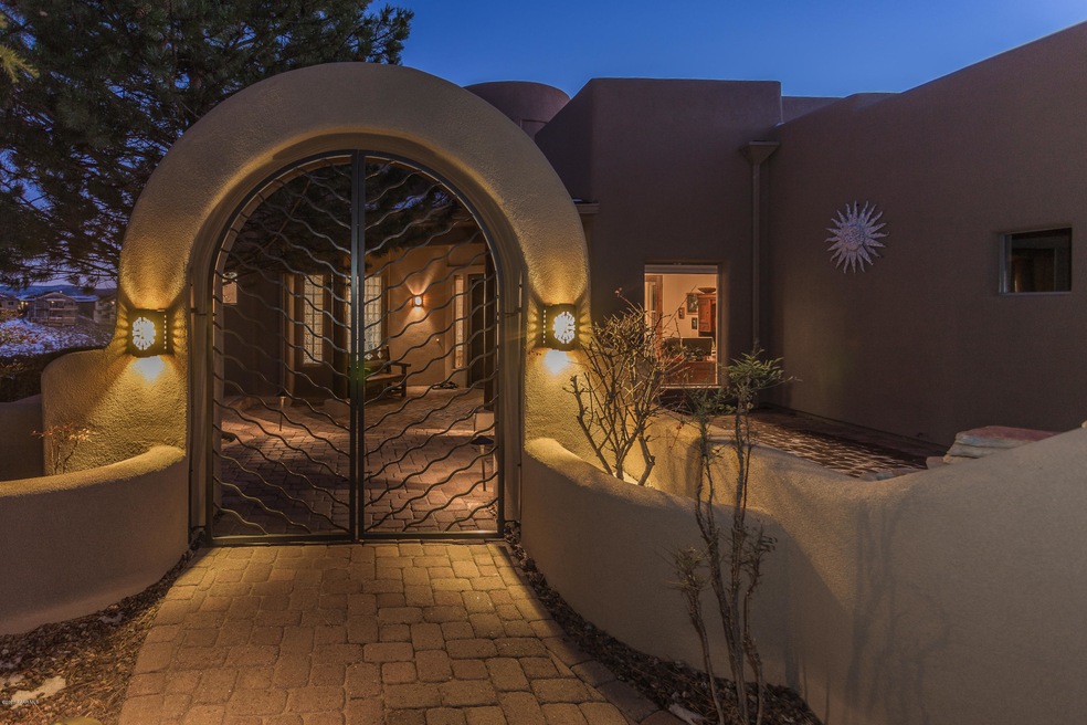 Wrought Iron Entry Gate