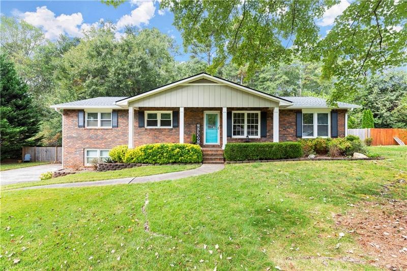 Beautiful Ranch with Quaint Front Porch. Curb Appe