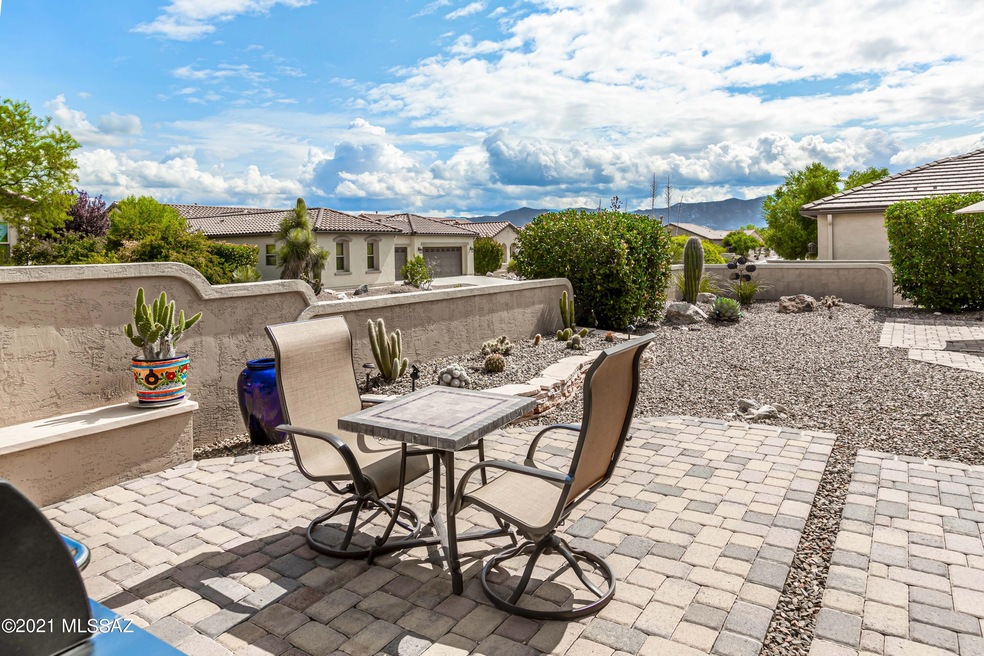 Patio mountain view