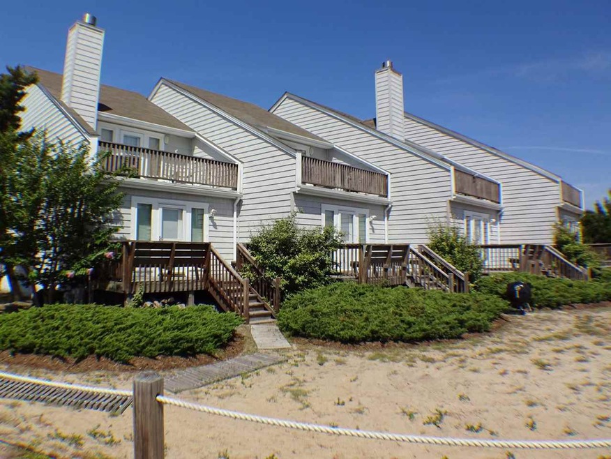 Back Deck Entrance on Corner Unit