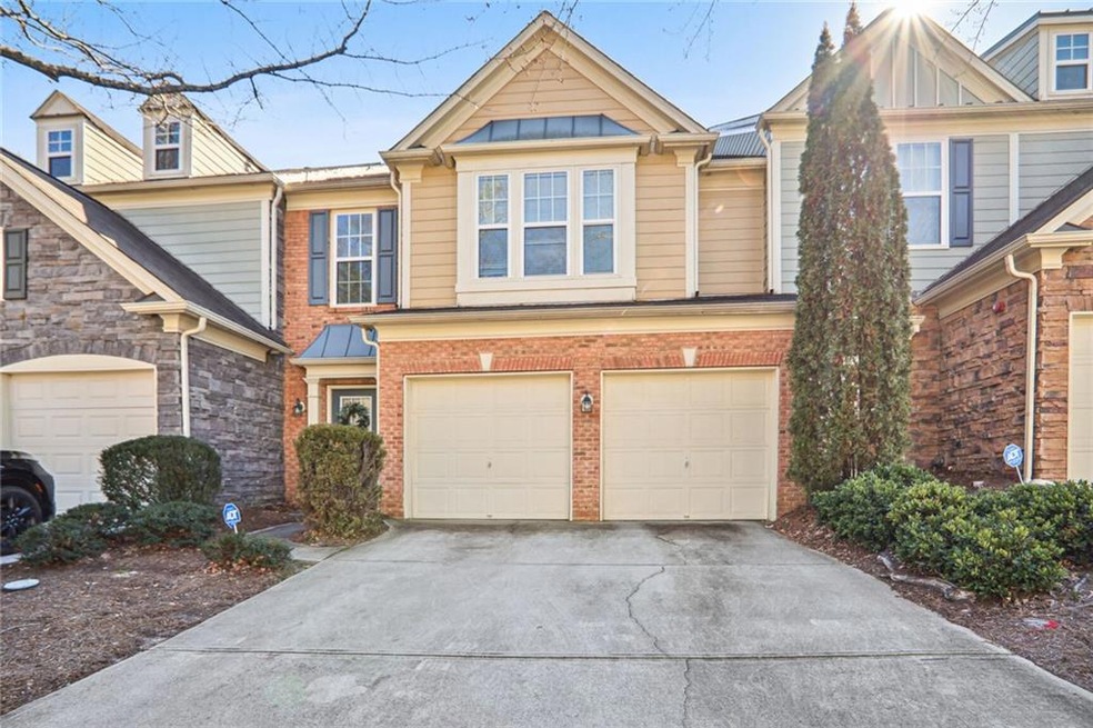 Multi unit property featuring a garage