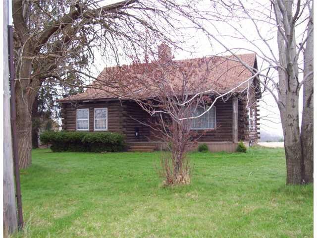 Exterior Front LOG CAPE COD STYLE HOME