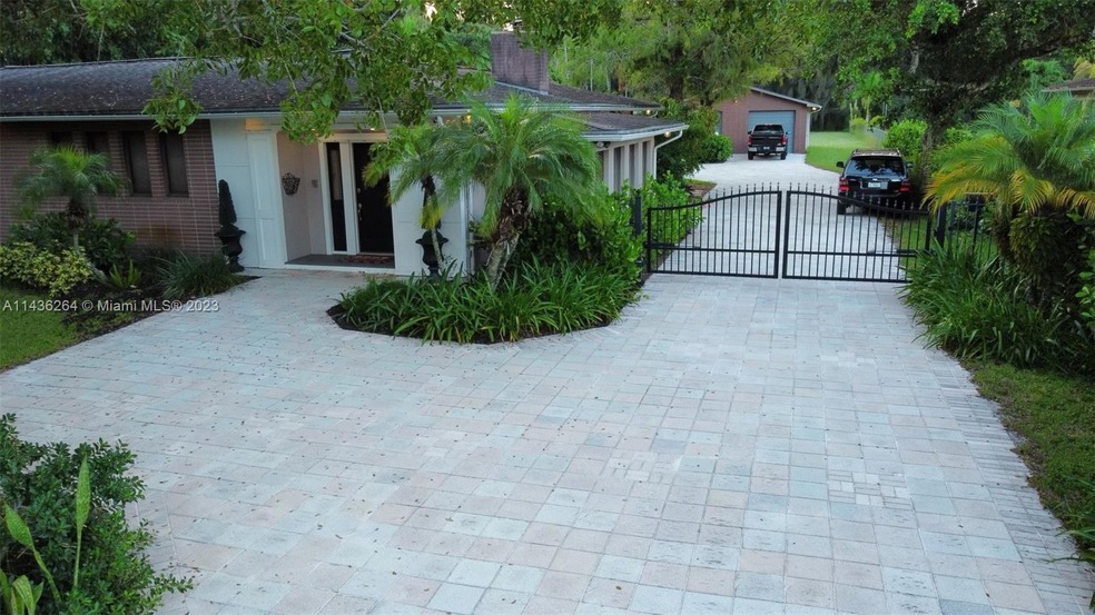 Front of structure and 2nd structure.