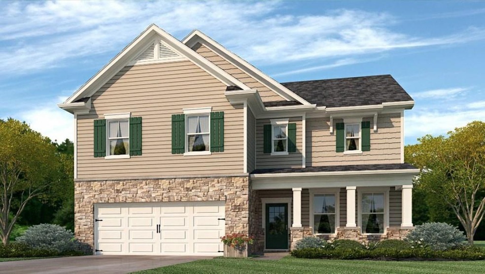 Color Rendering of Plan & Elevation.