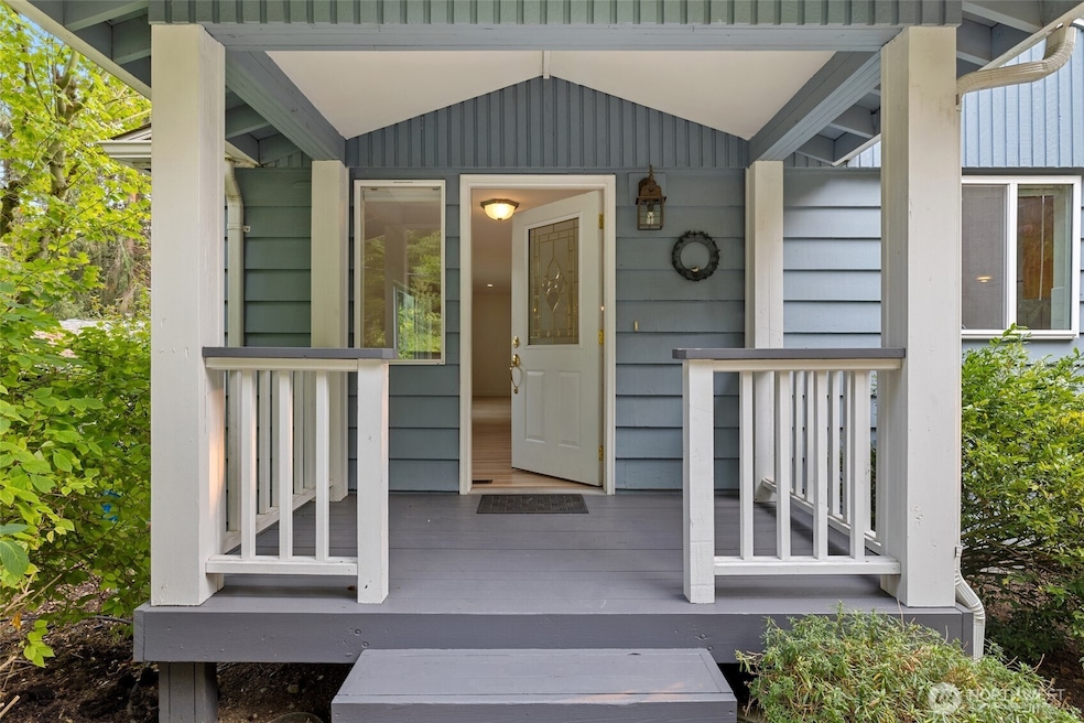 Covered Front Porch Entry Welcoming You Home
