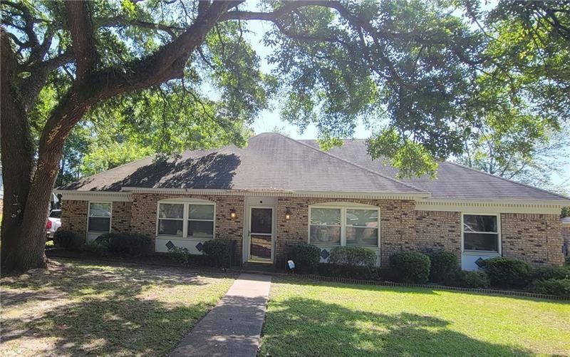 front of the house.
