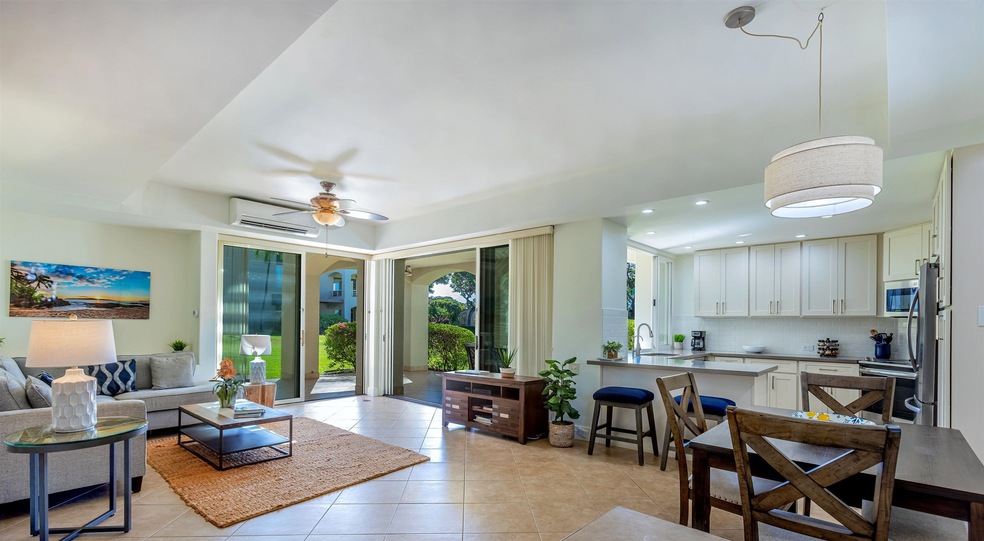 Palms at Wailea 1903 is an elegantly renovated 2 Bd/2 Ba ground-floor garden view unit with