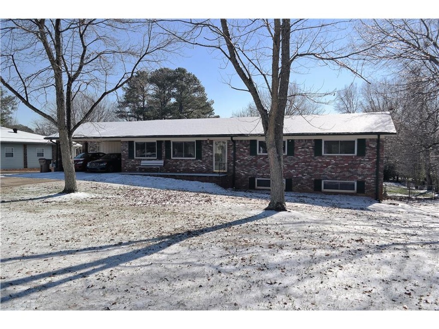 Four sided brick ranch home