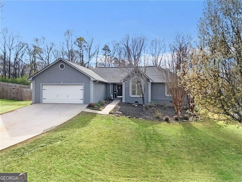 Ranch-style house with a 2 car garage