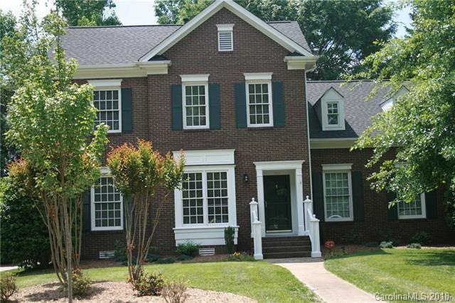 Traditional home nestled on a corner lot across fr