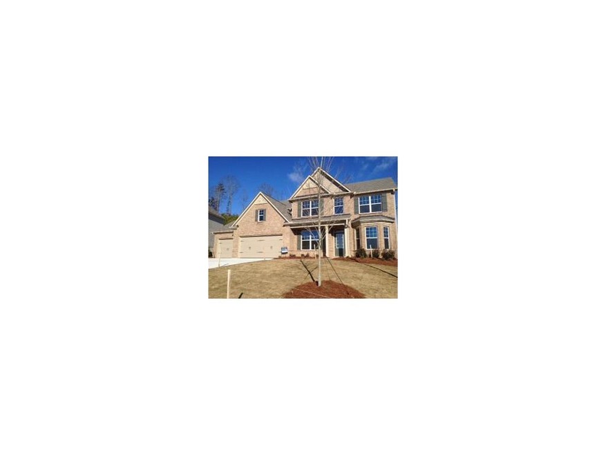 Exterior Front. Langley Plan with 3-car garage on 