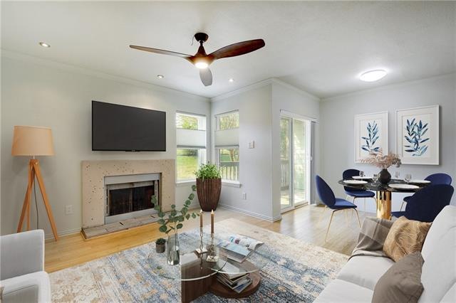 This highly updated condo in sought after 78741 is