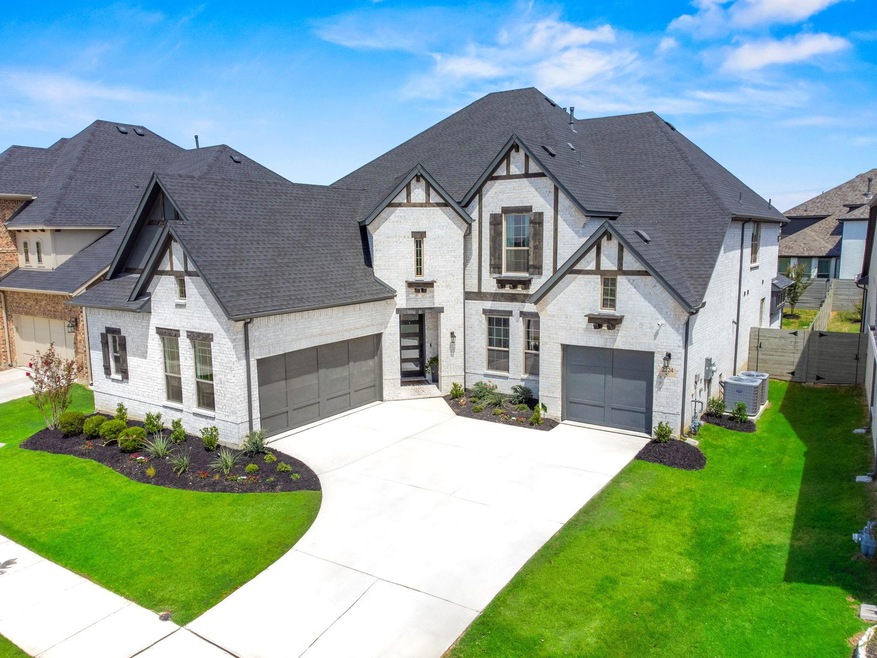 Airal View Front 3 Car Garage