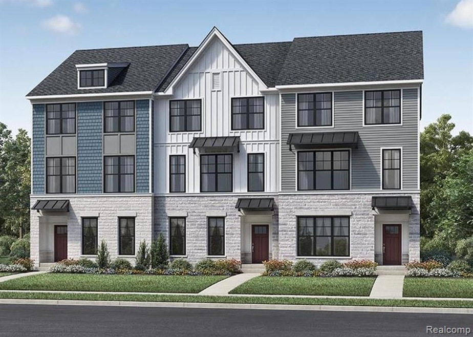 Townhome Exterior Rendering