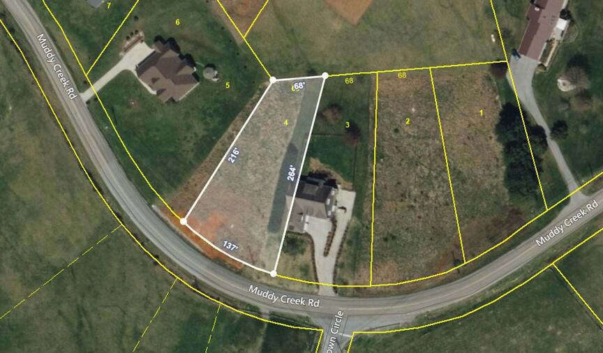 Muddy Creek Lot Aerial