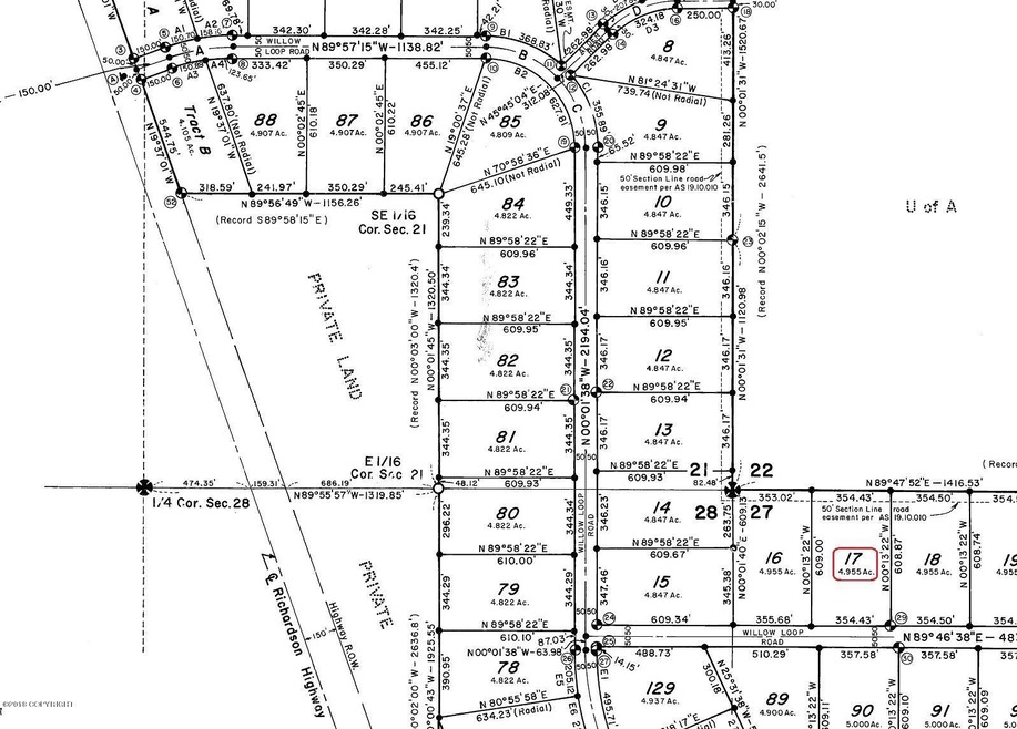 N116 Plat Map