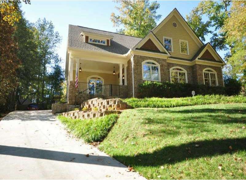 Exterior Front. Gorgeous Druid Hills Craftsman-sty